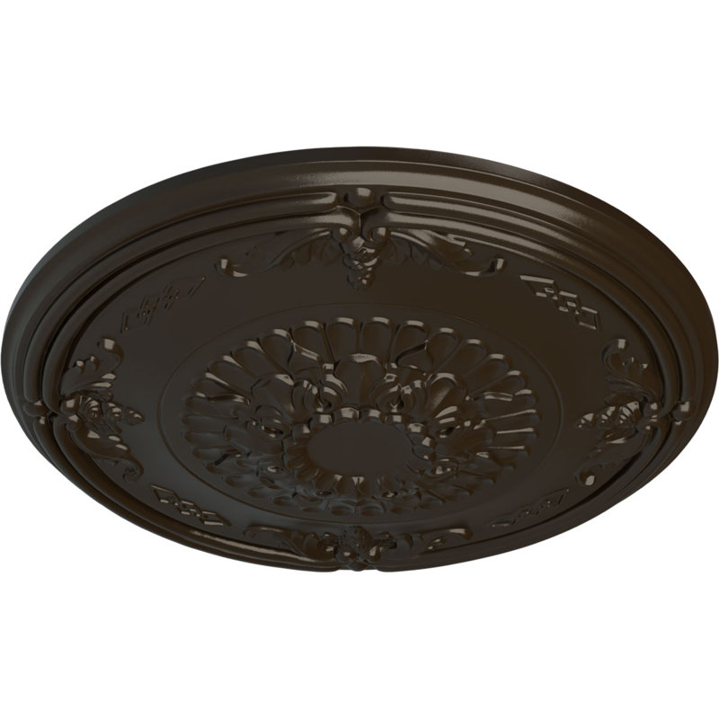 Médaillon de plafond 26 po x 26 1/4 po x P 3 1/4 po (convient aux auvents jusqu'à 3 5/8 po), Pierre de foyer
