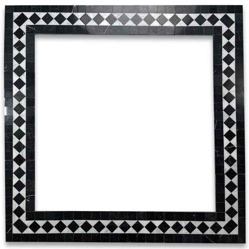12" x 4" Marble Linear Mosaic Wall & Floor Tile