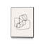 Simple Lines' Framed Canvas-1182161374
