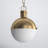 Geoffrey 1-Light Globe Pendant with Steel Fixture-933353514-933353556-933353558