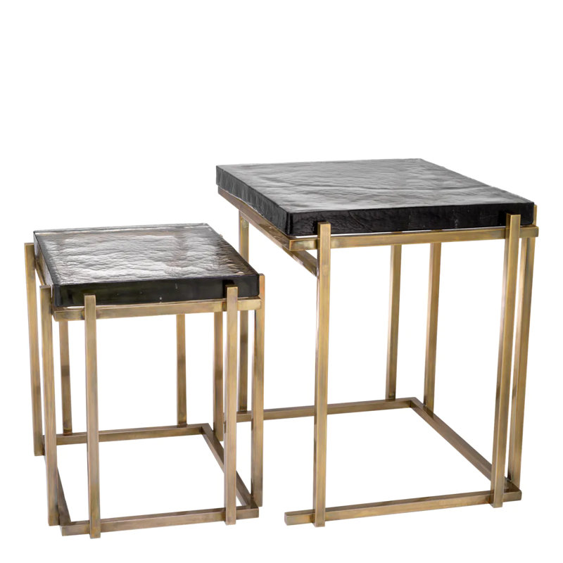 Niemeyer Glass Nesting End Table
