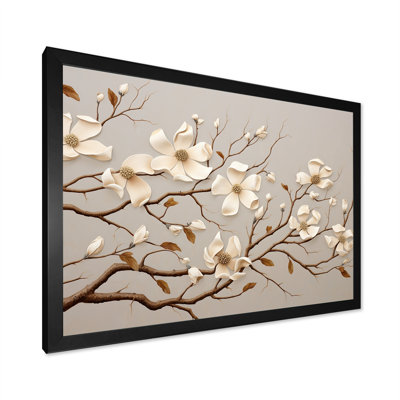 " White Dogwood Blossom Harmony I "