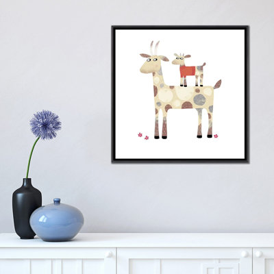 «Goats» par Nic Squirrell - impression d'art graphique