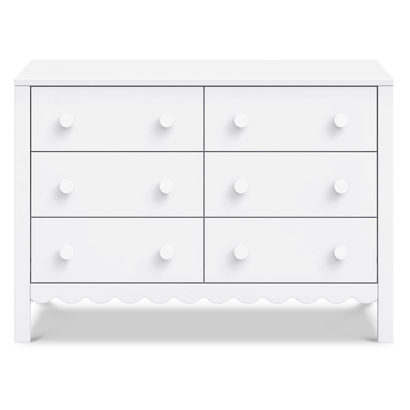 Sammy Scallop 6-Drawer Dresser
