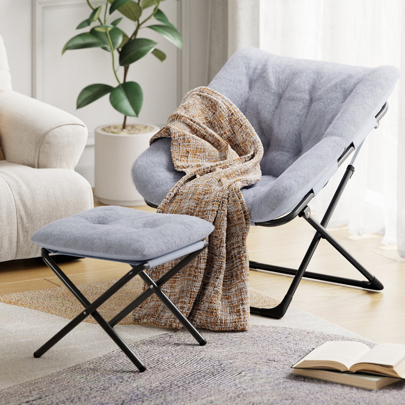 Upholstered Accent Chair, Black