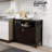 Urquhart Sideboard,Buffet table,Dining cabinet,Office credenza with Open Shelf and 2 Door-942745853