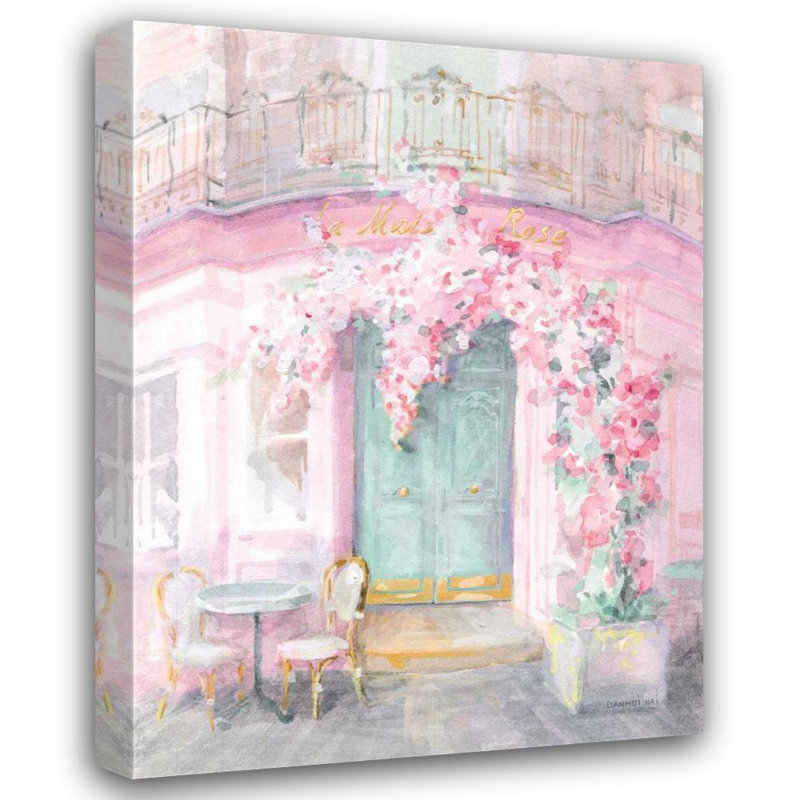 «Red Barrel Studio® Nai, Danhui», reproduction d'art sur toile tendue: Pastel Paris IV 70119, H 24 po x l 19 po