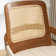 Shayleah Swivel Counter Height Bar Stools With Cane Rattan Back