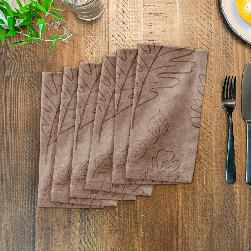 Gravelle Cotton Floral Napkin, Dusty Rose