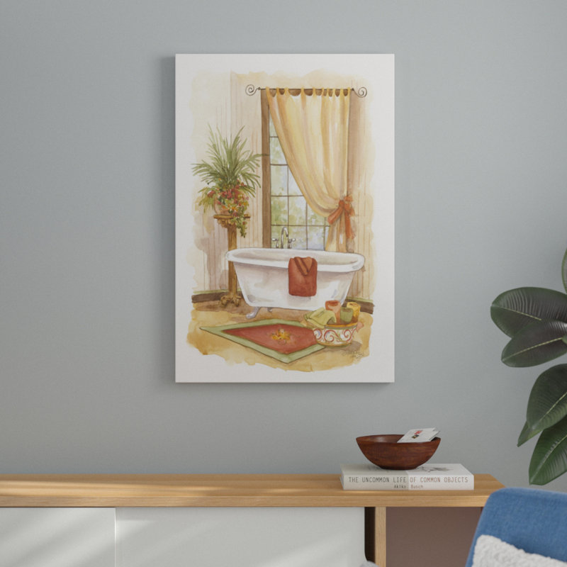 'Bath in Spice II' by Jerianne Van Dijk - Painting Print, 91cm H x 61cm W, Wrapped Canvas