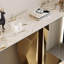 Console de style italien en pierre frittée.-833702967
