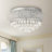 Delainy Metal and Crystal Drum Chandelier-535354130