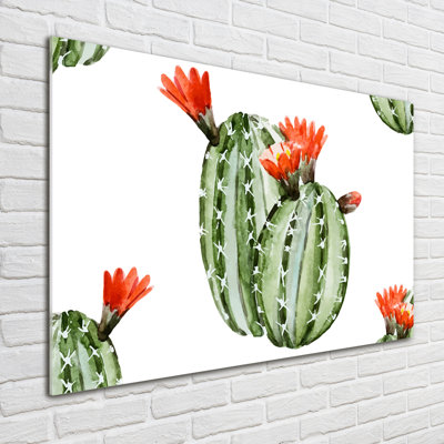 Cacti - No Frame Print on Glass