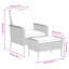 Chaise de patio en poly rotin brun clair Latitude Run®-1039964998-1039964999