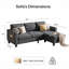 Canapé modulaire en forme de L 79 po-1194741239