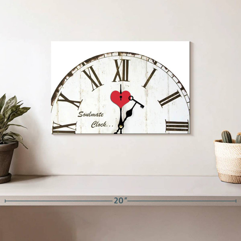 Horloge Kerner, H 8 po x l 12 po
