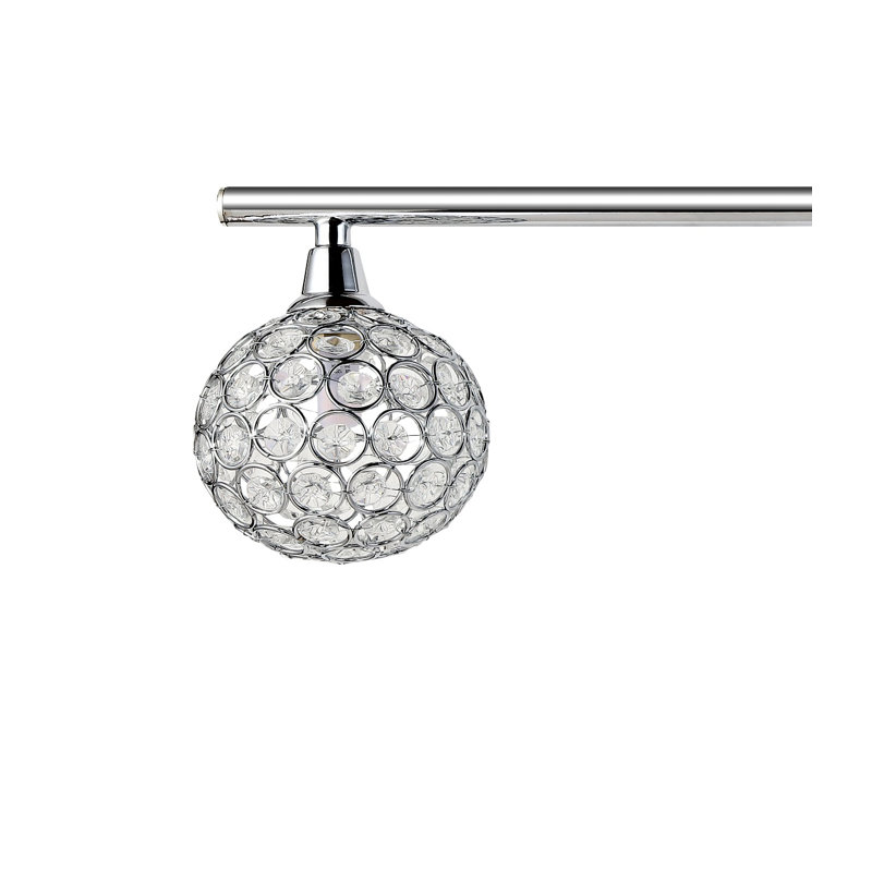 Éclairage pour meuble-lavabo à DEL glamour en fer / verre Math de Math, 4