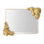 Ismerie Rectangle Brass Beveled Mirror