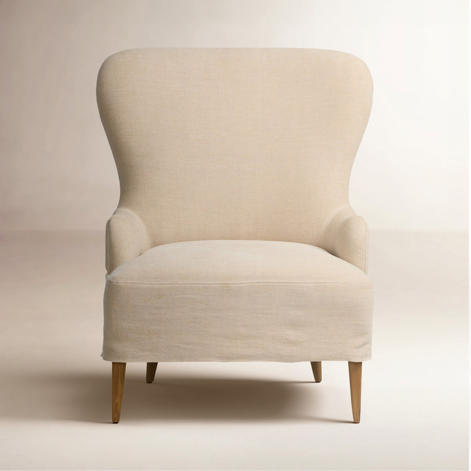 Omar Upholstered Armchair, Broadway Dune