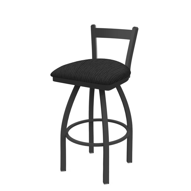 Tabouret de bar 821 Catalina, Charbon graphique, Étain, Tabouret de bar (assise de 30 po de hauteur)