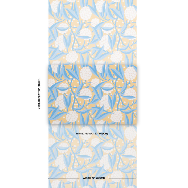 Rubus Wallpaper, Yellow