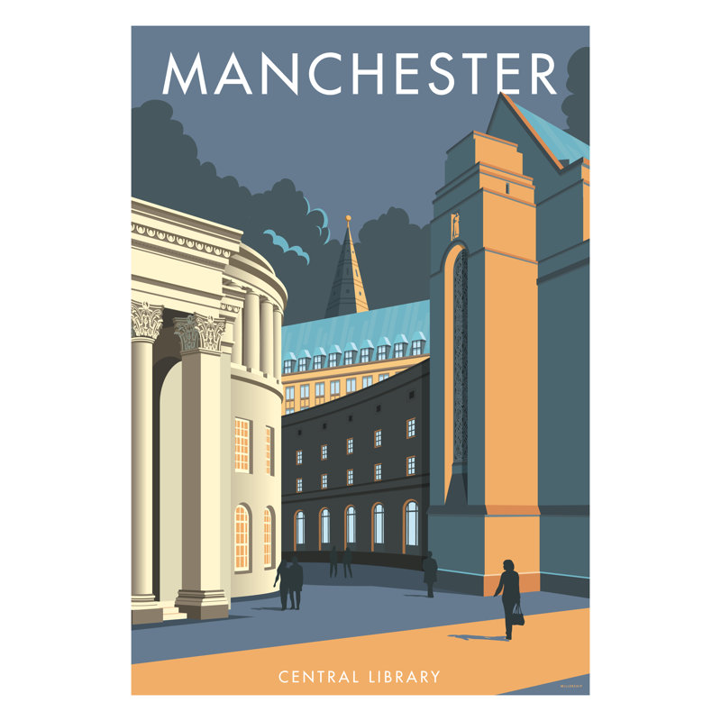 Manchester 1 by Stephen Millership - Print, No Frame, 40cm H x 30cm W x 1cm D