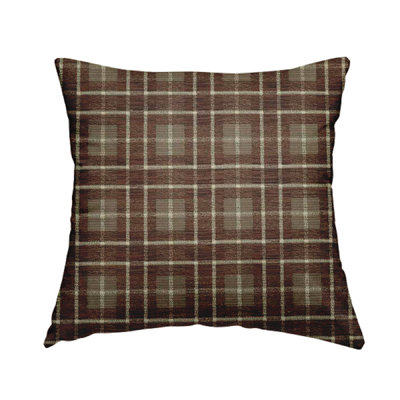 Buffington Plaid Square Throw Cushion