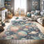 Tapis décoratif à longues fibres en polyester haute densité Ambesonne Outer Space-97177647