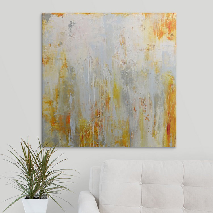 «Heart of Glass» par Frisco, impression, H 35 po x l 35 po x P 1,5 po, Toile