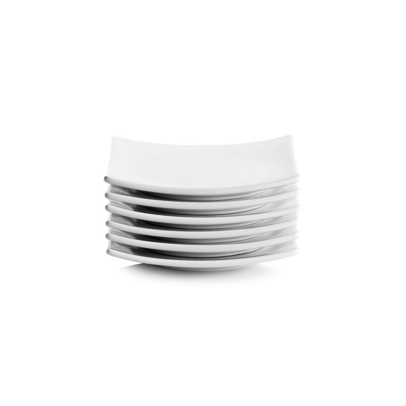 Jaion 6'' Ceramic Square Appetizer Plate