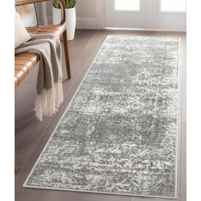  Tapis oriental rétro vintage ivoire