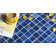 Swimming Pool 2" x 2" Straight Edge Glass Mosaic Tile
