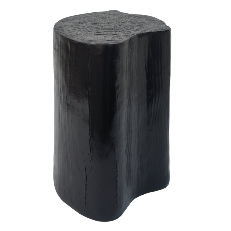 Table d'appoint d'extérieur Maranti Wabi-Sabi, Noir