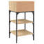 Dungall 35cm W Iron Bedside Table-1133635095