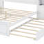 A Full-Sized Wooden Bed With An Integrated Cabinet, Shelf, And Electrical Outlets, Accompanied By A Twin-Sized Trundle Bed.-1837565774