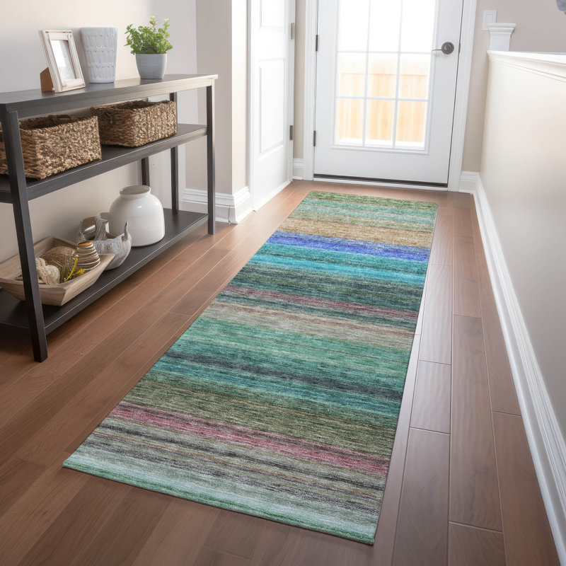 Tapis Chayden avec envers antidérapant, Tapis de couloir 2 pi 3 po x 7 pi 6 po