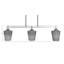 Luminaire îlot 3 lumières avec verre matriciel 6 po Shamritsky-1794180808-1852288073