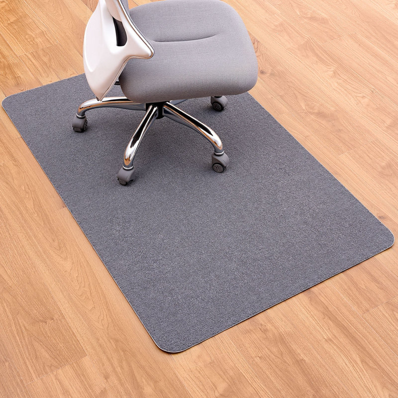 Chair Mat 55 x 35-inch Office Chair Mat for Hard Floors Polyester Surface