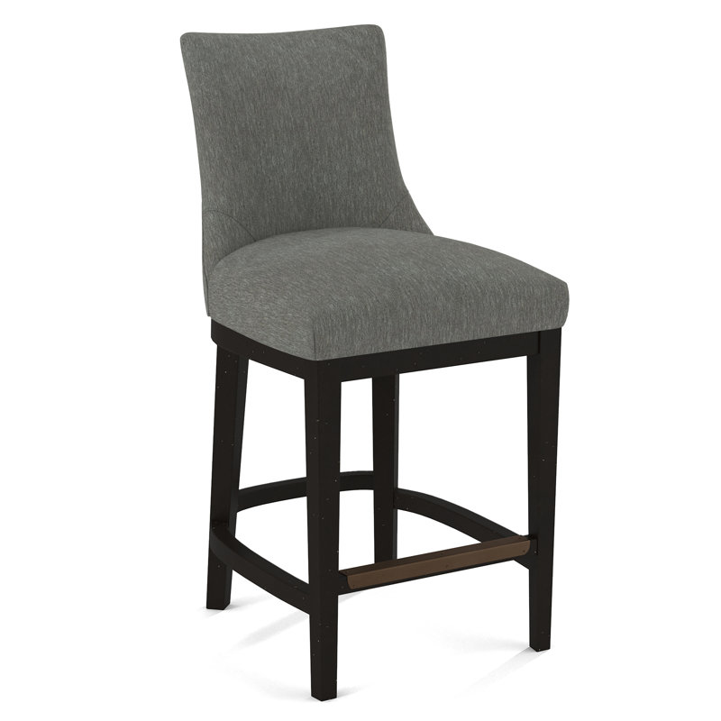 Upholstered Stool, 61597-75, Black