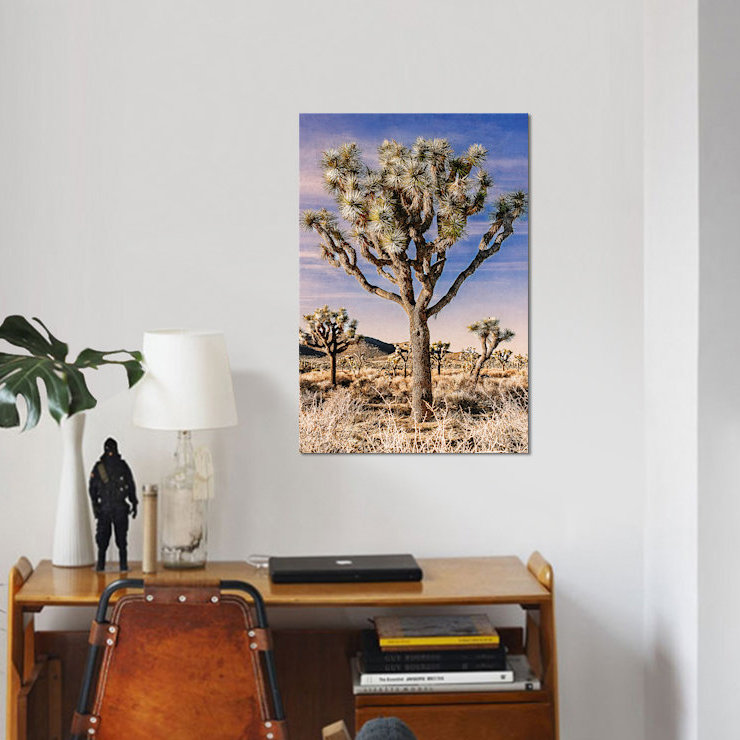 «Joshua Tree Views IV», impression sur toile, H 12 po x l 8 po x P 0,75 po, Pas de tapis, Toile tendue