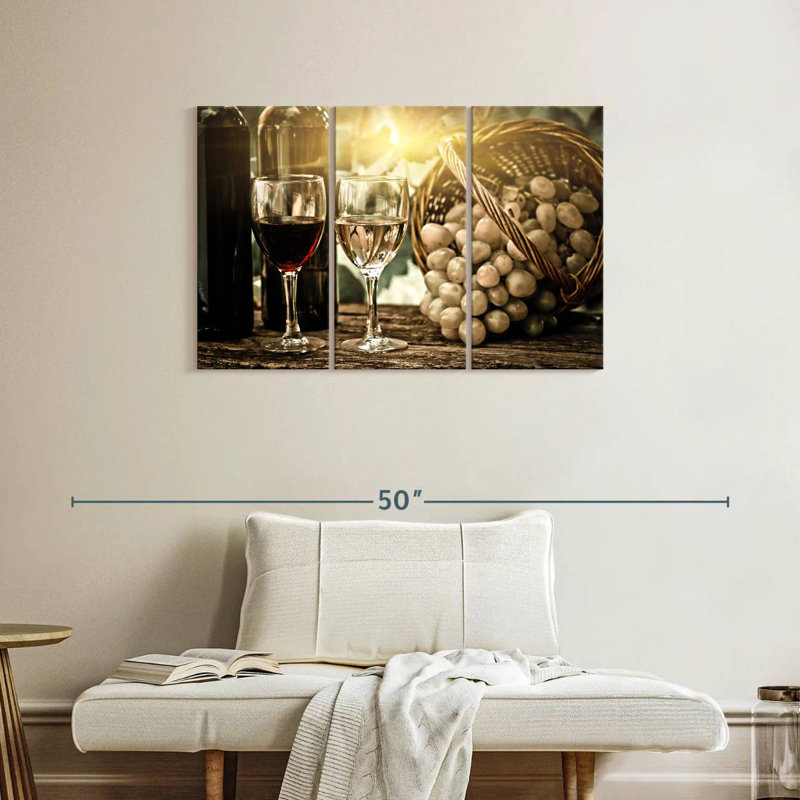 Yarlin Spring Vineyard Wine, 24" H x 38" W