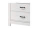 Commode 5 tiroirs blanche Cosmo
