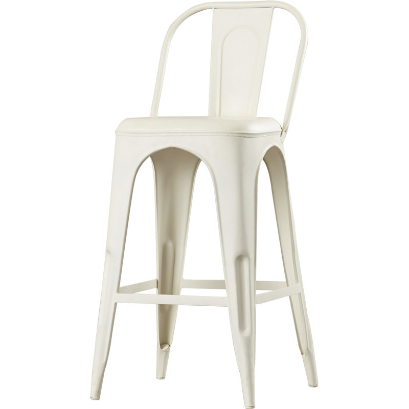 Silenus Counter Stool with Metal Frame
