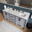 72 po Meuble-lavabo gris foncé pour salle de bain en bois massif avec contreplaqué E0-1470965960-1470965958