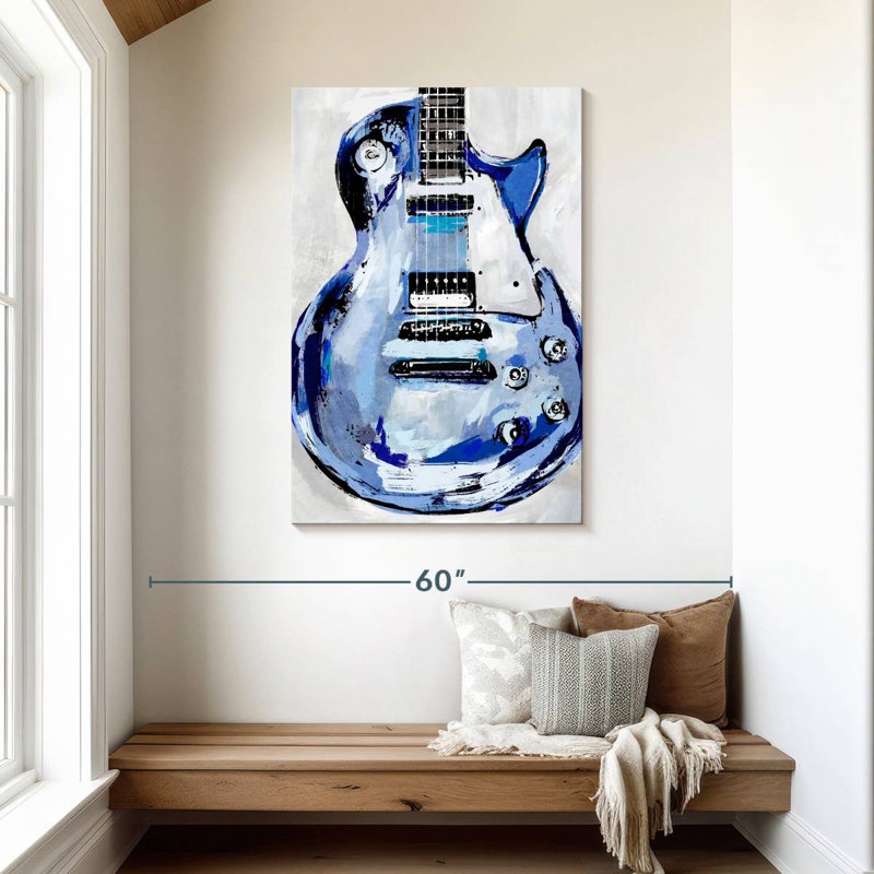 Abarca Electric Blues I, 45" H x 30" W