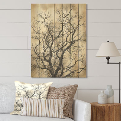 Basswood noir rétro - impression sur bois