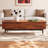 Dakota Solid Wood Top Single Coffee Table