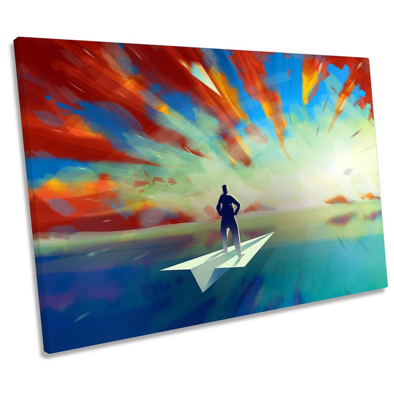 1 Piece Wrapped Canvas Wall Art, 91.4cm H x 137.2cm W