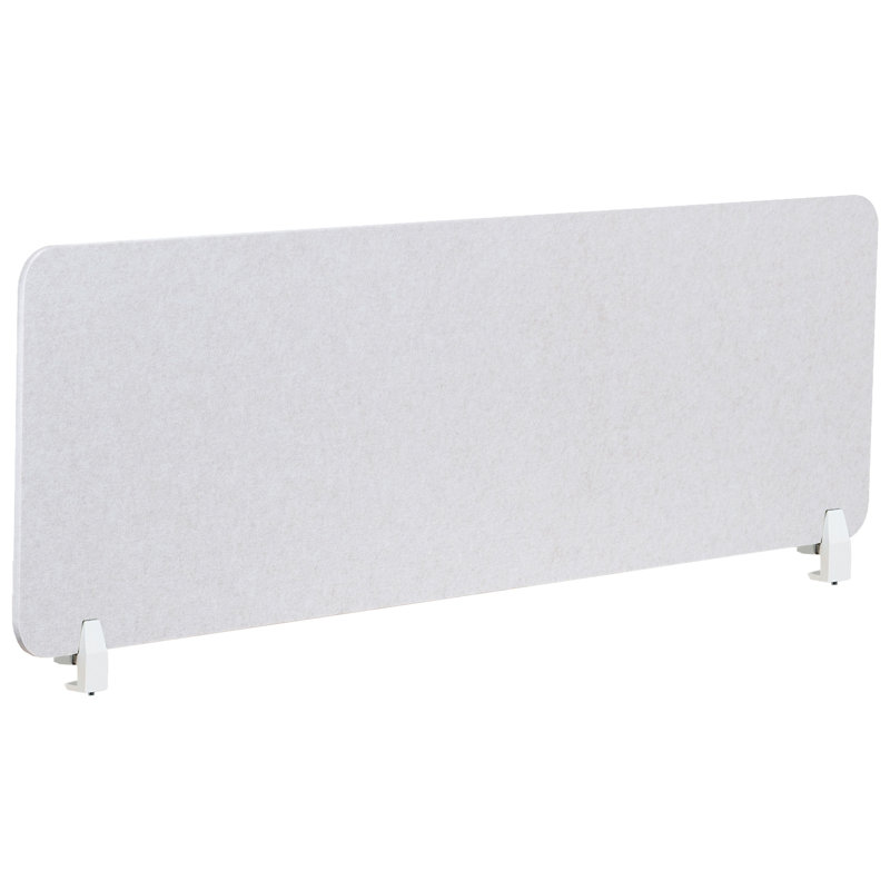 Desk Dividers, 50cm H x 160cm L, Off White