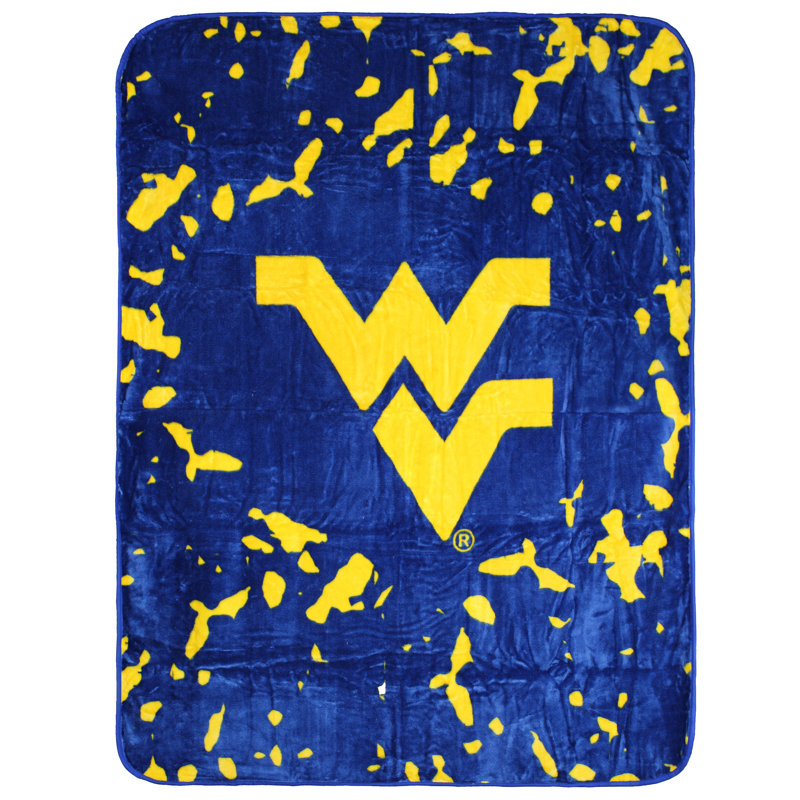 NCAA Knitted Throw Blanket, West Virginia